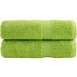 vidaXL Premium brisače 2 kosa zelena 70x140 cm 600 gsm 100 % bombaž | Shoptok.si