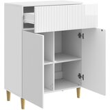  Kreveta s ladicama Bijela visokog sjaja 66 x 34,5 x 90 cm | shoptok.hr