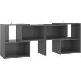 TV ormarić visoki sjaj sivi 104 x 30 x 52 cm konstruirano drvo | shoptok.hr