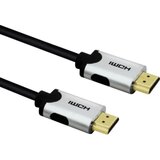 Value HDMI priključni kabel HDMI-A vtič\, HDMI-A vtič 1.50 m črna 11.99.5941 #####10K UHD\, #####8K UHD\, dvojno oklopljen HDMI kabel, (20419238) | Shoptok.si