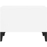  Klubska mizica bela 60x50x36,5 cm inženirski les, (20715463) | Shoptok.si