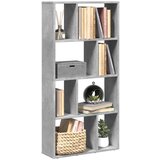 vidaXL Knjižna omara betonsko siva 60x20x120 cm inženirski les | Shoptok.si