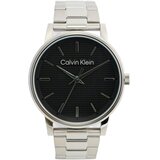 Calvin Klein Analogna ura 'Linked' črna / srebrna | Shoptok.si