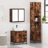  3-dijelni set kupaonskog namještaja boja hrasta drveni | shoptok.hr