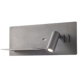  Redo 01-2985 - LED zidna spot svetiljka BROOK LED/8W/230V + LED/3W USB crna | Eponuda.com