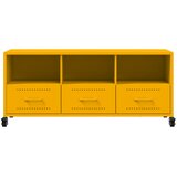 TV ormarić boja senfa 100,5x39x43,5 cm čelični | shoptok.hr