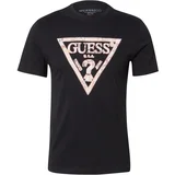 Guess Majice s kratkimi rokavi CN TRIANGLE TEE Črna