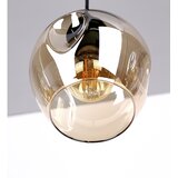 Candellux Črna viseča svetilka s steklenim senčnikom 14x70 cm Aspa - Candellux Lighting | Shoptok.si
