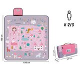  PODLOGA ZA PIKNIK I PLAŽU 150X150CM DJEVOJČICE-DVORAC PERLETTI 13150 | Shoptok.si