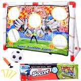  Nogometni gol s rupama 120x78 cm Inlea4Fun SOCCER GOAL SET Cijene