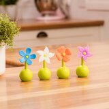 Haakaa silikonski zamašek za prsno črpalko flower blue | Shoptok.si