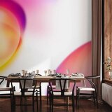  Foto tapeta - Abstraction - Shapes - Juicy Yellow and Violet-Pink 490x350 | shoptok.hr