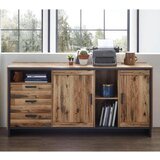 Landscape komoda, barve grafita, barve hrasta | Shoptok.si