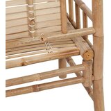  Klupa s jastukom 120 cm od bambusa | shoptok.hr