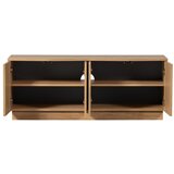 WOOOD TV omarica iz masivnega hrasta v naravni barvi 133x52x45 cm Zuma – | Shoptok.si