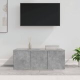 vidaXL TV omarica betonsko siva 80x34x30 cm iverna plošča, (20621042) Cene