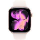 Apple Watch Series 11 Cellular 46mm S/M MFCG4ZR/A Aluminijasto kucište Rosegold Sportska narukvica Blassrosa | shoptok.hr