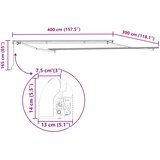  Skrovita tenda Bež 400 × 300 cm Poliester i aluminij | shoptok.hr