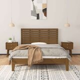  Zidno uzglavlje boja meda 126x3x63 cm masivna borovina | shoptok.hr