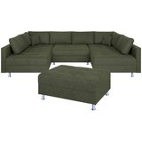 P & B SEDEŽNA GARNITURA, tkanina olivno zelena | Shoptok.si