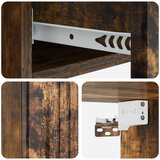 Stolna montirana na zid Dimljeni hrast 87,5 x 34,5 x 17 cm | shoptok.hr
