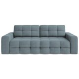 Makamii Plava sklopiva sofa od bouclé tkanine 255 cm Milu – | shoptok.hr