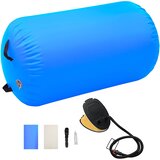  Gimnastički valjak na napuhavanje s crpkom 100x60 cm PVC plavi Cene