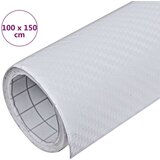 vidaXL Folija za automobil 3D bijela 100 x 150 cm | shoptok.hr