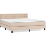  box spring s madracem cappuccino 180x200 cm umjetna koža | shoptok.hr