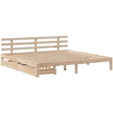  Okvir kreveta s ladicama bez madraca 200x200 cm | Eponuda.com