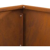vidaXL Čelik otporan na vremenske uvjete/Smeđa 60 x 60 x 35 cm Stilsko | shoptok.hr