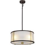 Elstead Lighting Elstead Corona cilindrični obesek s 3 lučmi, muzejski bron, (22097888) | Shoptok.si