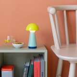 Remember Rumena in svetlo modra LED zatemnitvena namizna svetilka (višina 18 cm) Bobbi – | Shoptok.si