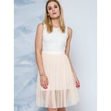 LeMonada Dress from combined materials Lemonade beige | ePonuda.com