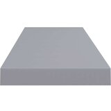 vidaXL plutajuće zidne police 4 kom sive 80 x 23,5 x 3,8 cm MDF | shoptok.hr