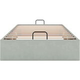  Okvir kreveta bez madraca svjetlosivi 90x200 cm baršunasti | shoptok.hr