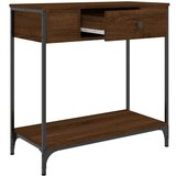  Konzolni stol smeđa boja hrasta 75x34 5x75 cm konstruirano drvo | shoptok.hr