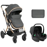 Kikka Boo Kolica Kaia Dark Grey premium set 2in1 sa auto sedištem I-Size | ePonuda.com