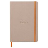  Notes A5, Rhodiarama soft, s gumicom, diktando crte, rose smoke Cijene