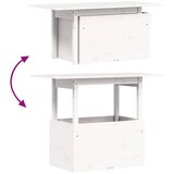  Vrtni stol bijeli 100 x 50 x 75 cm od masivne borovine | Eponuda.com