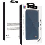 WONDER Preklopna torbica Wonder Fancy za Xiaomi Redmi Note 14 5G, temno modra | Shoptok.si