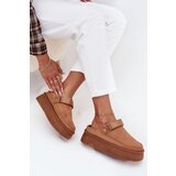 Boto Women's Snow Boots On Platform With Velcro Camel Jorielle | shoptok.hr