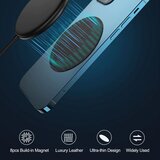 Techsuit Metalna ploča (MP01) s Magsafe i PU kožnom presvlakom - crna | shoptok.hr