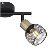 Globo Stropni reflektor Fiastra (Število svetlobnih elementov: 2 kos, 40 W, Tip vtičnice: E14) | Shoptok.si