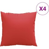  Jastuci za sofu 4 kom crveni 50 x 50 cm od tkanine | shoptok.hr