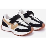 Boto Children's Velcro Sneakers Black and White Tezzu | Shoptok.si