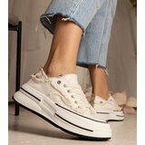 Gemre White women's high-sole sneakers Kallara | shoptok.hr