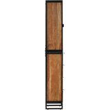  Kupaonski ormarić 40x27x190 cm željezo i masivno bagremovo drvo | shoptok.hr