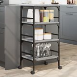 vidaXL Kuhinjska kolica boja hrasta 45x35x89,5 cm konstruirano drvo | shoptok.hr