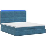 od pjene s madracem i LED-om Tamno plava 140 x 190 cm | shoptok.hr